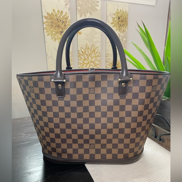 💯 authentic Louis Vuitton Damier Ebene Manosque GM with dust bag - Picture 2 of 12